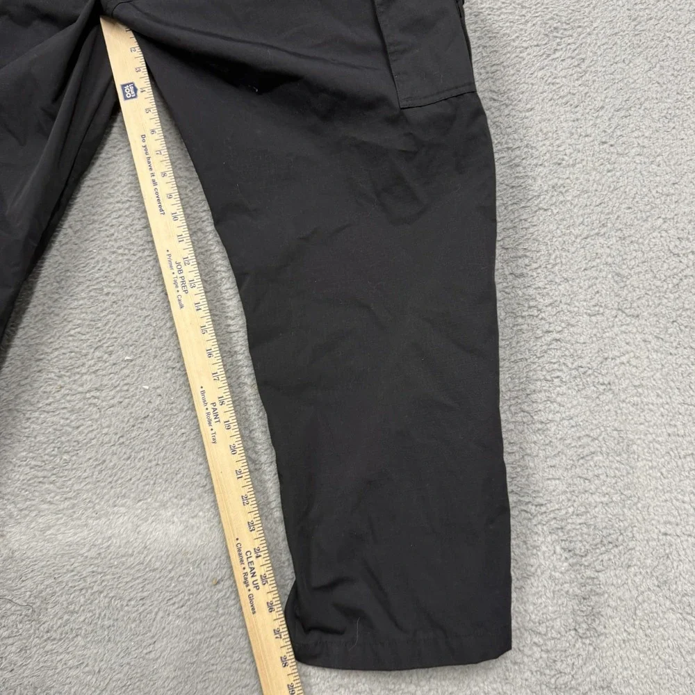 TRU-SPEC Cargo Pants Mens‎ 40x30 Black Tactical Ripstop Workwear Pockets Utility